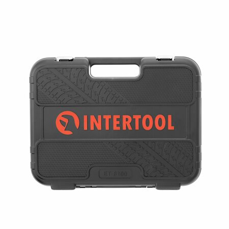 Intertool 1/4 in., 1/2 in. Drive Full Mechanics Tool Set, 100 pcs ET08-8100